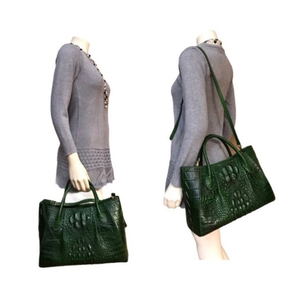 Pijushi croc embossed leather bag - Picture 6 of 15